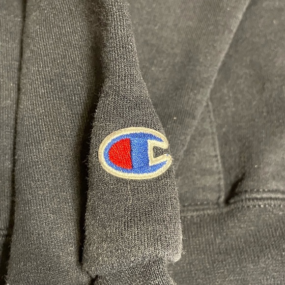 Champion hoodie womens Small University of Houston pullover black red logo - Picture 2 of 9